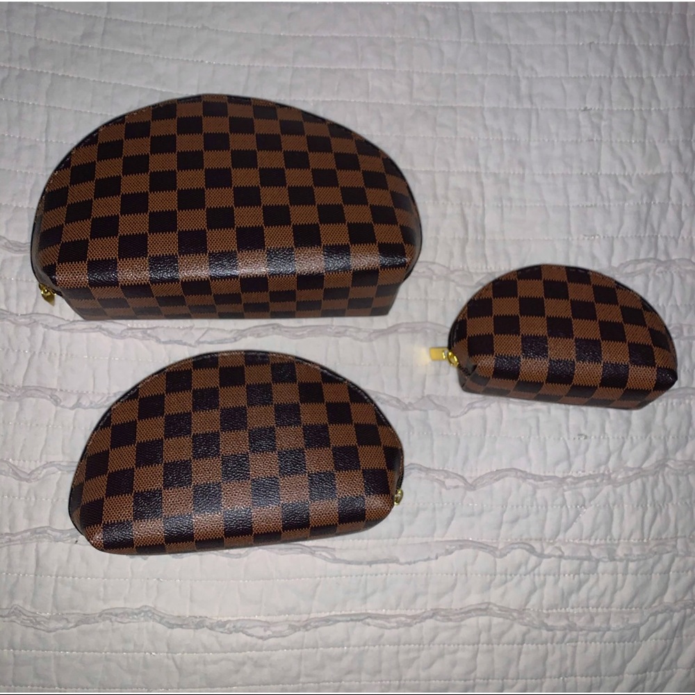 Cosmetic bag trio
